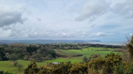 View taken from the Quantocks on the West Somerset Coast Path